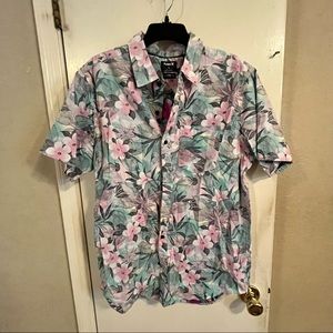 Hurley Button Down Floral Shirt